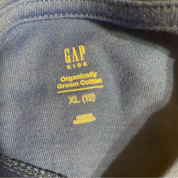 NWT GAP Love (2) Long Sleeved Brown + Blue T-Shirts (2) Girls Size XL - 12. - Picture 15 of 15